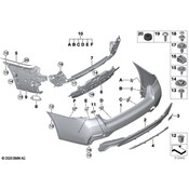 BMW Bumper Cover Reinforcement - Genuine BMW 51128098702