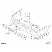 BMW Cover Primed Right - Genuine BMW 51128211582
