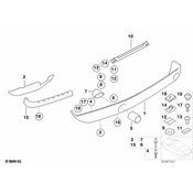 BMW Exhaust Tail Pipe - Genuine BMW 51128258713