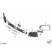 BMW Grille - Genuine BMW 51128493004
