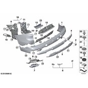BMW Parking Aid Sensor Housing - Genuine BMW 51128738983