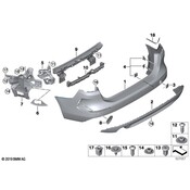 BMW Tow Eye Cap - Genuine BMW 51129464157