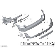 Mini Bumper Trim - Genuine Mini 51129477895