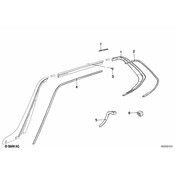 BMW Moulding Left - Genuine BMW 51131839945