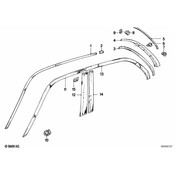 BMW Molding Right - Genuine BMW 51131906834