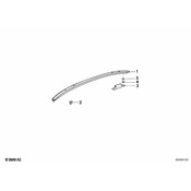 BMW Molding Right - Genuine BMW 51131970108