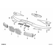 BMW Grid Right - Genuine BMW 51131970696