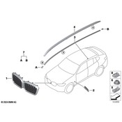 BMW Grille - Genuine BMW 51135A20762