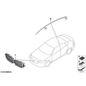 BMW Cowl Cover - Genuine BMW 51135A39372