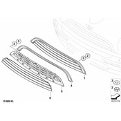 Mini Grille - Genuine Mini 51137116964