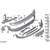 MINI License Plate Bracket - Genuine MINI 51137277734