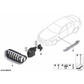 BMW Grille - Genuine BMW 51137370393
