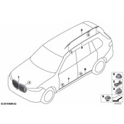 BMW Grille - Genuine BMW 51137454895