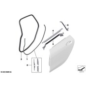 BMW Door Seal - Genuine BMW 51137483120