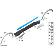 BMW Wheel Arch Molding - Genuine BMW 51137484580