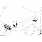 BMW Grille - Genuine BMW 51138076041