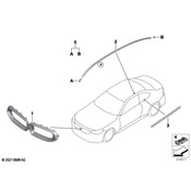 BMW Grille Molding - Genuine BMW 51138098225
