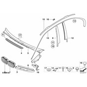 BMW Window Trim Right (E46) - Genuine BMW 51138208502