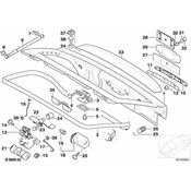 BMW Licence Plate Base - Genuine BMW 51138411032