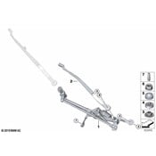 BMW Windshield Wiper Arm - Genuine BMW 51138492677