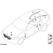BMW Grille - Genuine BMW 51138494885
