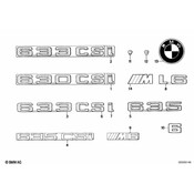 BMW Emblem Adhered Rear - Genuine BMW 51141965978