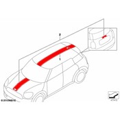 Mini Roof Decal - Genuine Mini 51142414411