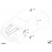 Mini Exterior Decal - Genuine Mini 51147168893