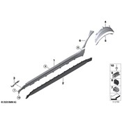 BMW Mud Guard - Genuine BMW 51148074718
