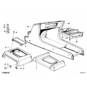 BMW Frame Gear Lever Console - Genuine BMW 51161881559