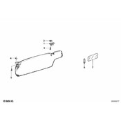 BMW Bracket With Contact (Nutria) - Genuine BMW 51161927477