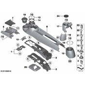 MINI Center Console - Genuine MINI 51162756157