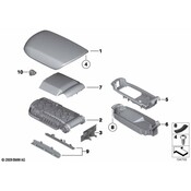 BMW Telephone Rest Lower Section - Genuine BMW 51162991999