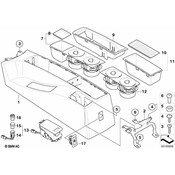 BMW Socket Cover (Black) - Genuine BMW 51163414095