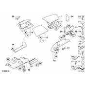BMW Instrument Panel Cover - Genuine BMW 51163420697