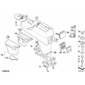 BMW Frame Socket (Black) - Genuine BMW 51163427864