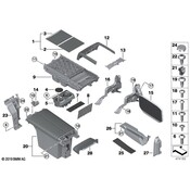 BMW Console Compartment Clip - Genuine BMW 51166819870