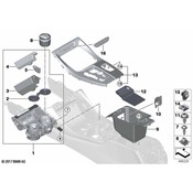 BMW Auto Trans Shift Cover Plate - Genuine BMW 51166822051