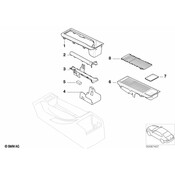 BMW Console Insert (Light Beige) - Genuine BMW 51167039182
