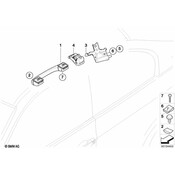 BMW Bracket Right - Genuine BMW 51167117616