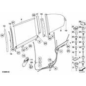 BMW Slide Front Right - Genuine BMW 51167118230