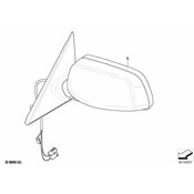 BMW Door Mirror - Genuine BMW 51167189496
