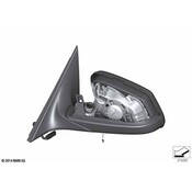 BMW Outside Mirror W-Out Glass Heated Right - Genuine BMW 51167189584