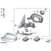 BMW Set Covers Housing Bottom (Glanzsw-Topview) - Genuine BMW 51167289601