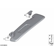Mini Sun Visor - Genuine Mini 51167313237