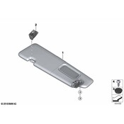 BMW Sun Visor - Genuine BMW 51167481763