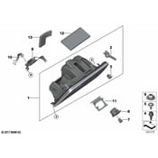 BMW Glove Box Assembly - Genuine BMW 51167941045