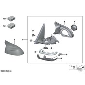 BMW Door Mirror - Genuine BMW 51168080363