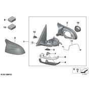 BMW Door Mirror - Genuine BMW 51168087328