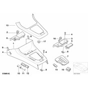 BMW Cover Gear Selecting Lever (4Hp) - Genuine BMW 51168146111